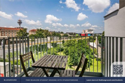 Neubau mit Stil! 2 Zimmer mit Balkon und hipper Wohnküche! Sowie Parkett, Badewanne und Ausblick (VIE187)