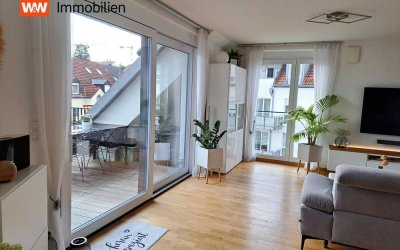 Luxuriöse 3-Zi.-Dachgeschoss-Wohnung mit 17 m² Dachterrasse