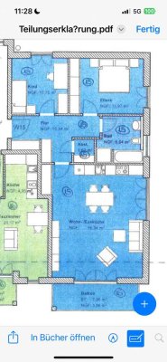 Stilvolle, neuwertige helle 3-Raum-Wohnung mit Balkon und EBK in Gaimersheim