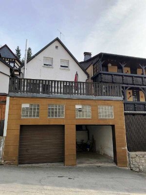 Haus mit großer Dachterrasse nahe Schloßberg in Wallenfels