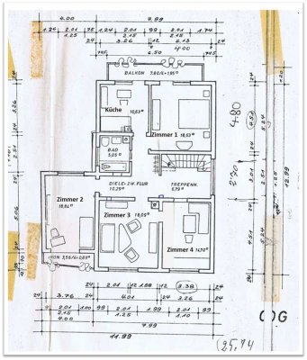 4-Zimmer Wohnung in Sankt Leon-Rot mit Garage