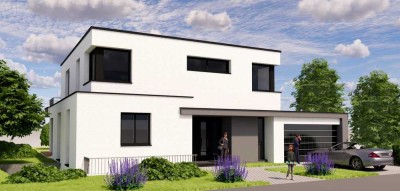 Top-Lage! Freistehendes Einfamilienhaus inkl. Grundstück, KfW 40, mit Keller