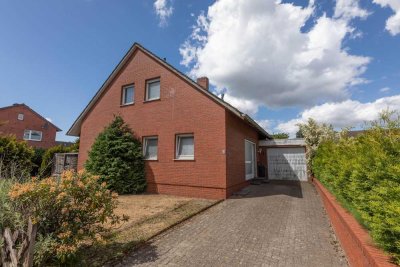 Solides Einfamilienhaus mit Garten, Garage & Keller – familienfreundliche Lage in Lienen