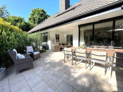 Hochwertiges Wohnen in Bissendorf: Ruhige Lage, Kamin, Garage & Gartenparadies