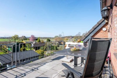 KEINE KÄUFERPROVISION Tolle Maisonettewohnung mit Balkon und Garten zwischen Bielefeld und Salzuflen
