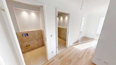 Helle 3 Zimmerwohnung mit Tageslichtbad  Photovoltaikanlage