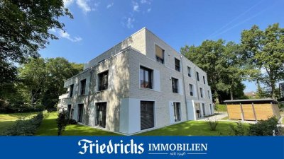 Hochwertige und barrierefreie 2-Zimmer-Wohnung im Obergeschoss mit Loggia und PKW-Stellplatz in Hude