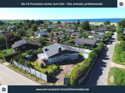 Strand, Sonne, Erholung – stilvolles Wochenendhaus nahe der Ostsee in Hohenfelde