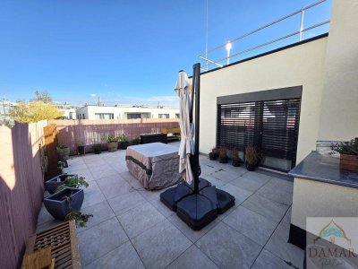 Traumhafte 4-Zimmer-Dachgeschoßwohnung mit großer 65m² Terrasse und Garagenplatz in 1220 Wien – Jetzt zugreifen!