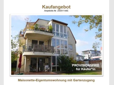 Sonntags-Besichtigung / 22.06.2025: Pankow-Ruhiglage .  Maisonette . PROVISIONSFREI für Käufer*in