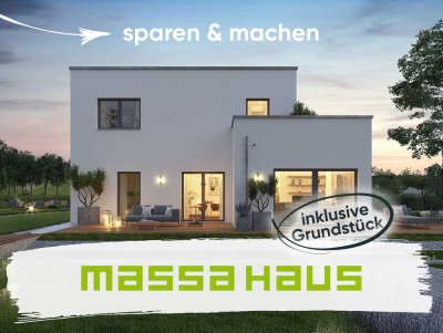 Architektur zum Anpacken & unschlagbar sparen | massa Ausbauhaus „LifeStyle 13.02 F“