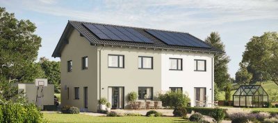 Neubau DH-Hälfte, 125m², nachhaltig & energieeffizient, fast schlüsselfertig