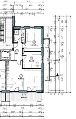 NEUBAU I 3-Zimmer-Wohnung mit Süd-Balkon