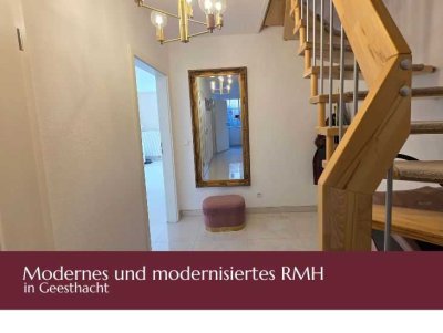 Modernes und modernisiertes Reihenmittelhaus