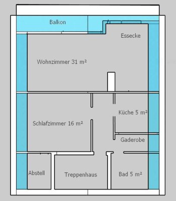 Charmante Dachgeschosswohnung mit Weitblick
