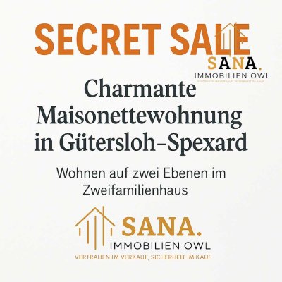 Charmante Maisonettewohnung in Gütersloh–Spexard – Wohnen auf zwei Ebenen im Zweifamilienhaus