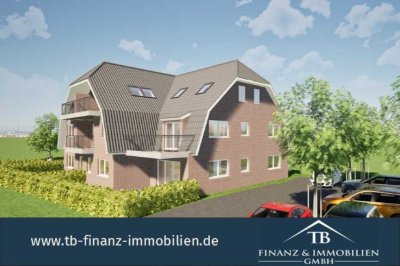 Charmante Neubau-Dachgeschosswohnung mit Balkon und gemütlichem Flair in erstklassiger Lage in Hage