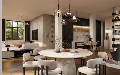 Exklusive 2-Zimmer-Wohnung im Loft-Stil mit hochwertiger Ausstattung und großem Balkon