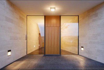 Luxury Penthouse Loft  //  exklusives Design  // große geschwungene Dachterrasse  //  Sitzfenster