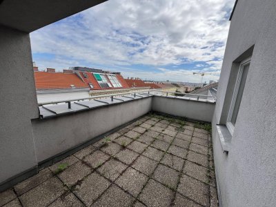 1-Zimmer Wohnung mit großzügiger Terrasse zu mieten in 1150 Wien