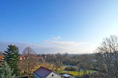Blick über die Dächer Dresdens