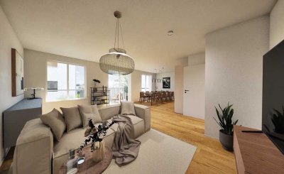Moderne 3-Zimmer-Wohnung mit Balkon und Komfort-Ausstattung
