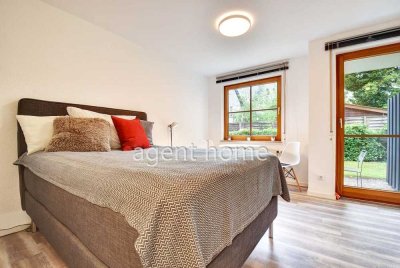 MÖBLIERT - GRÜNE AUSSICHTEN - kleines Apartment mit guter Anbindung