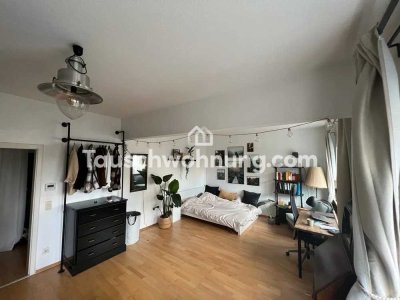 Tauschwohnung: Biete große 3-Zimmerwohnung mit zwei Balkonen in zentraler L
