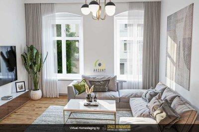 Sanierte und ruhige 2-Zimmer-Altbau-Wohnung - vermietet