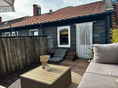 � Charmante Dachgeschosswohnung mit großer Dachterrasse in der Altstadt von Goslar