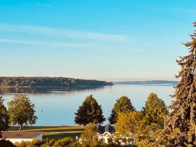 Seeblick - Panorama an der Müritz - Modernes Wohnhaus mit weiterem Entwicklungspotenzial