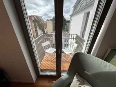 Weißensee: Berliner Allee: ERSTBEZUG im NEUBAU - ab SOFORT: 1-Zi-Whg, 23 m² - VHS 5. OG + BALKON
