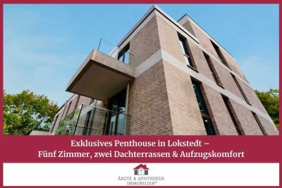 Exklusives Penthouse in Lokstedt – 
Fünf Zimmer, zwei Dachterrassen & Aufzugskomfort