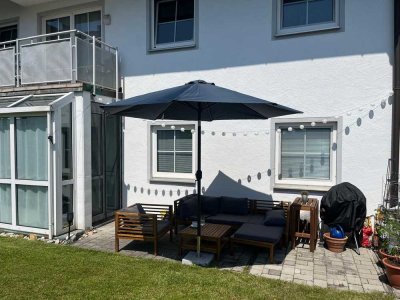 Helle 2-Zimmer-Wohnung mit Terrasse und Wintergarten in Eitting