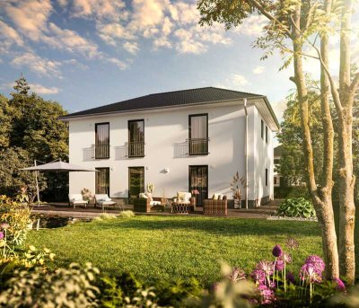 Zukunftsorientiert bauen – mit diesem Zweifamilienhaus
