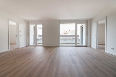 Neubau-Wohnung mit großzügiger Loggia und moderner Markenküche – stilvoll wohnen & genießen