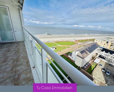 Glück hat 4 Buchstaben - MEER -Wohnung mit Balkon + mega Meerblick