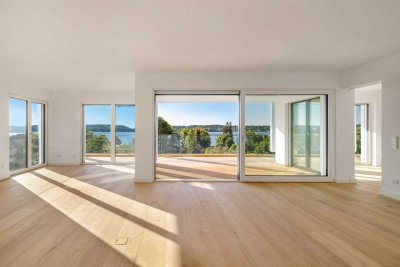 Exzellente Lebensqualität: Herrliche 4-Zimmer-Wohnung mit traumhaftem Balkon und Panorama-Seeblick