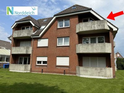 Nur etwa 550 Meter bis zum Nordseedeich! Schön aufgeteilte Ferienwohnung in Best-Lage von Norddeich!