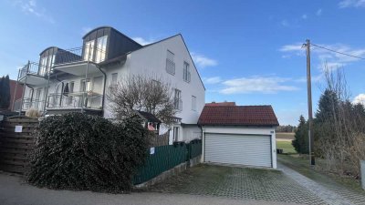 Schöne 4-Zimmer-Wohnung, wie DHH, mit Garten/Terrasse, Balkon, Garage und Stellplatz in Schwabhausen
