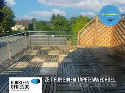 Großzügige Etagenwohnung mit eigenem Eingang, Balkon und Garage!