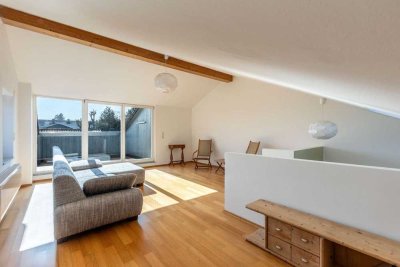 Obermenzing - Traumhaft elegante DG-Maisonette Wohnung mit Südterrasse und TG