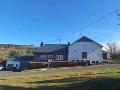 Renoviertes Bauernhaus mit Weidefläche in einem malerischen Dorf in der Nähe von Prüm