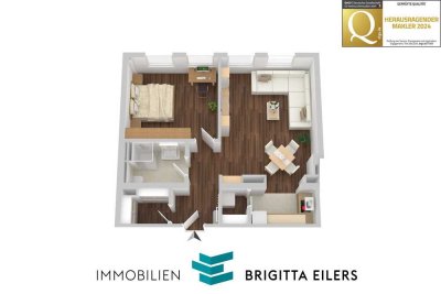 Historische Architektur trifft auf modernes Design- Stilvolle 2-Zimmer-Wohnung in Bremens Neustadt