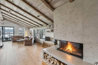 Kraftplatz!Alpiner Terrassentraum mit Kitzbüheler Hornblick