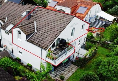 ### 4 ZIMMERWOHNUNG MIT BALKON IN RUHIGER HANGLAGE IN SEEHEIM - Kleine Wohneinheit, gut vermietet!!