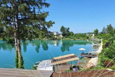 Preisreduktion! Das Niedrigenergie-Haus am See an der Wiener Stadtgrenze (298 m² Eigengrund)