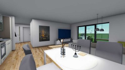 Baubeginn Sommer 2025! Großzügige EG-Wohnung mit 60m² Garten!