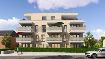 Moderne 2-Zimmer Gartenwohnung in City-Lage von Monheim