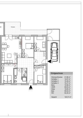 5-Zimmer-Doppelhaushälfte mit gehobener Innenausstattung und EBK in Schafflund